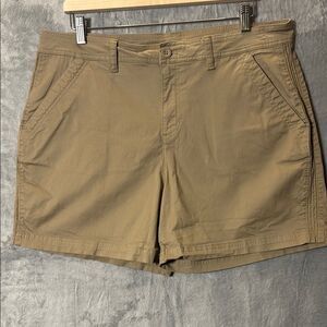 Eddie Bauer Khaki Chino Bermuda Shorts Size 16
